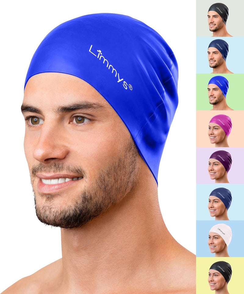 Limmys Premium Swim Cap for Adults – Soft Silicone Swimming Cap for Women & Men – Comfortable, Streamlined Fit, Chlorine Resistant & Hypoallergenic – Trusted by Swimmers Worldwide - Image 1